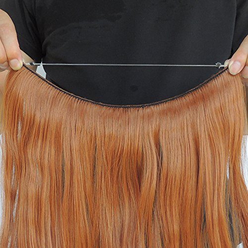 Invisible Wire Heat Friendly Halo Hair Extension - Image 87