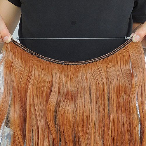 Invisible Wire Heat Friendly Halo Hair Extension - Image 88