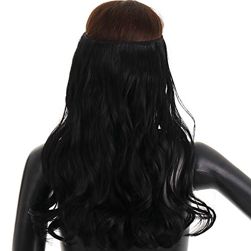 Invisible Wire Heat Friendly Halo Hair Extension - Image 9