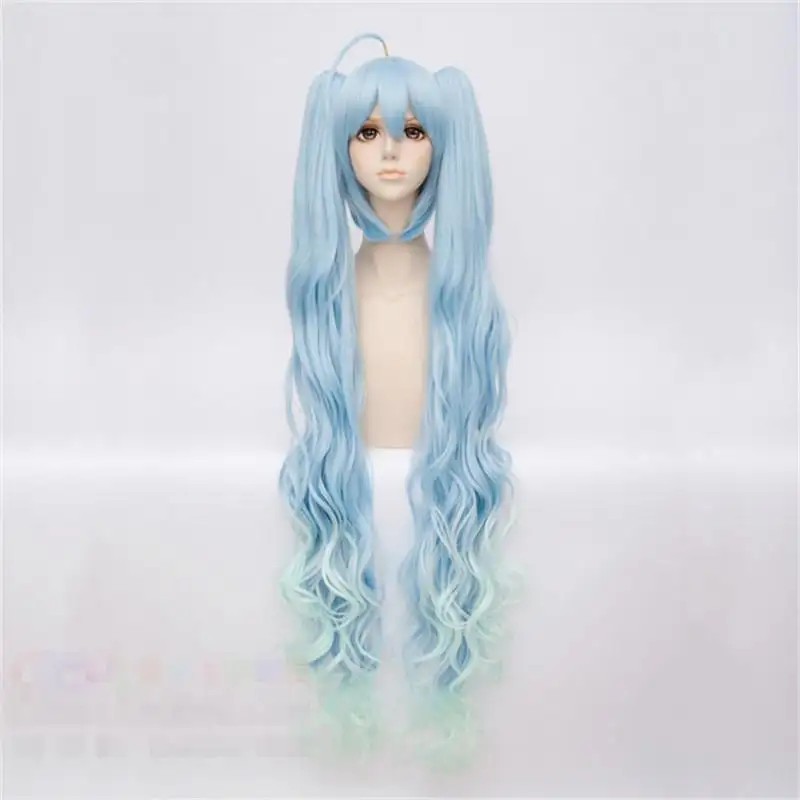 Japanese Princess Vocaloid Anime Hatsune Miku Cosplay Wig - Image 3