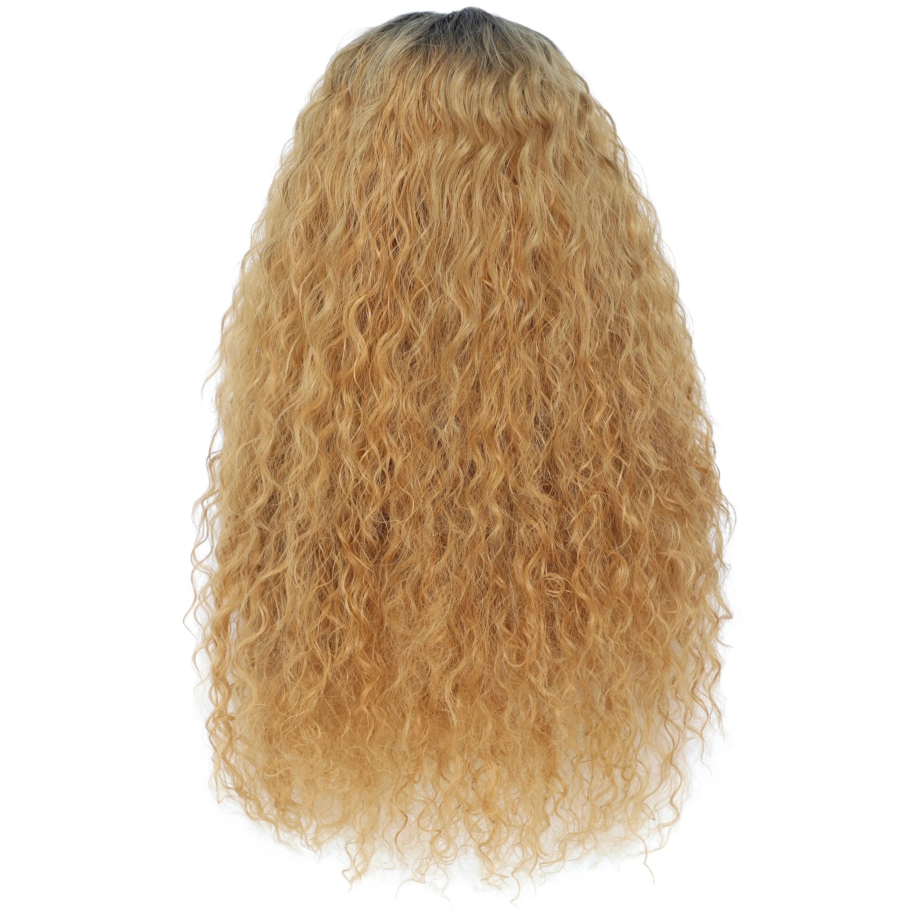 Jessica Curly Synthetic lace front Wig - Image 3