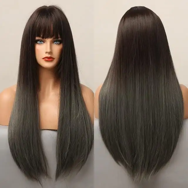 Kaylah - Long heat resistant wig with bangs - Image 4