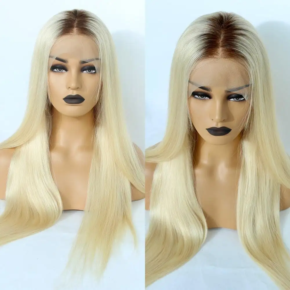 Kelly Ombre Blonde Full Lace Human Hair Wig - Image 3
