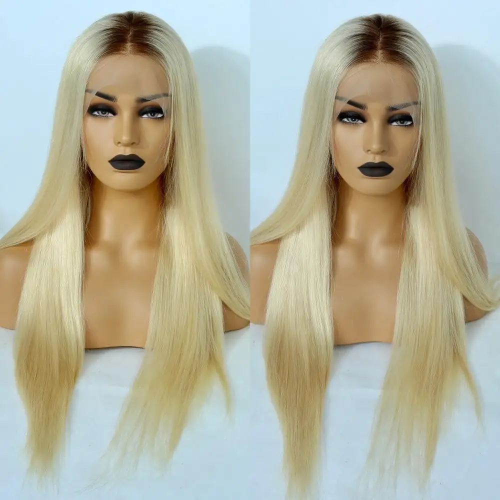 Kelly Ombre Blonde Full Lace Human Hair Wig - Image 4