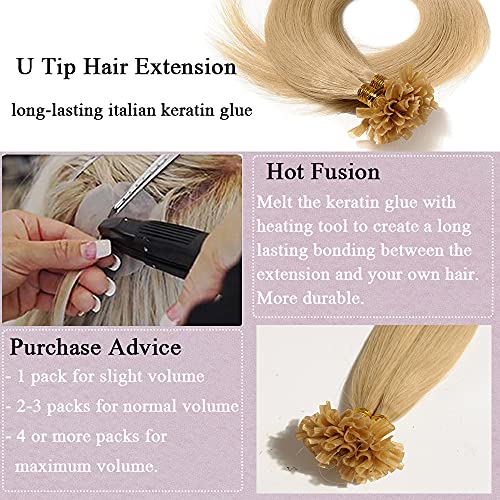 Keratin Fushion Bonded U Tip Human Hair Extensions - 50 Strands/Pack 50g - Image 10