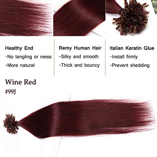 Keratin Fushion Bonded U Tip Human Hair Extensions - 50 Strands/Pack 50g - Image 15