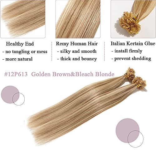 Keratin Fushion Bonded U Tip Human Hair Extensions - 50 Strands/Pack 50g - Image 38