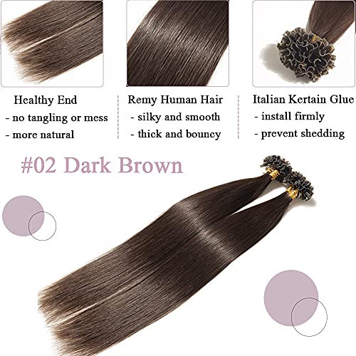 Keratin Fushion Bonded U Tip Human Hair Extensions - 50 Strands/Pack 50g - Image 56