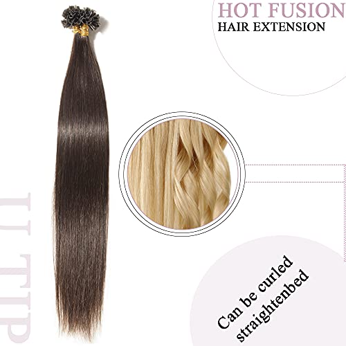 Keratin Fushion Bonded U Tip Human Hair Extensions - 50 Strands/Pack 50g - Image 59