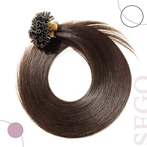 Keratin Fushion Bonded U Tip Human Hair Extensions - 50 Strands/Pack 50g - Image 60