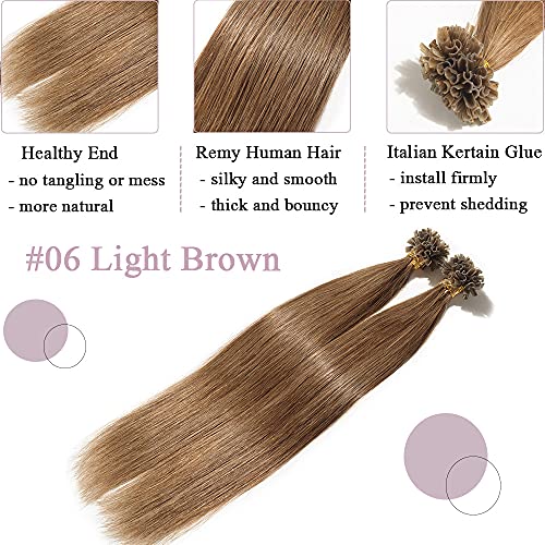 Keratin Fushion Bonded U Tip Human Hair Extensions - 50 Strands/Pack 50g - Image 62