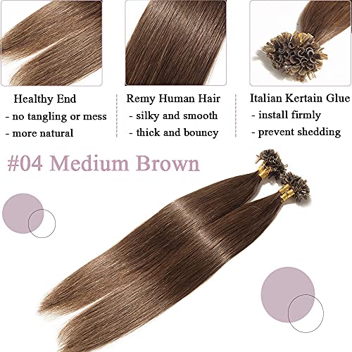 Keratin Fushion Bonded U Tip Human Hair Extensions - 50 Strands/Pack 50g - Image 74