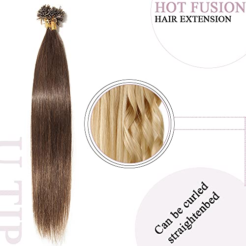 Keratin Fushion Bonded U Tip Human Hair Extensions - 50 Strands/Pack 50g - Image 77