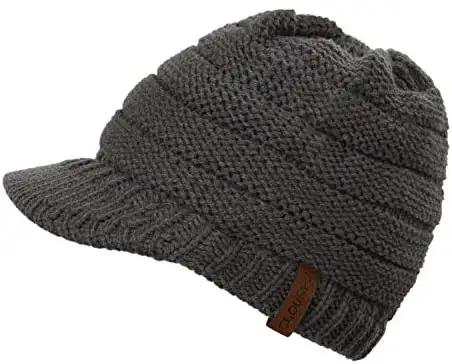 Knitted Ponytail Beanie Hat 2pc Set - Image 3