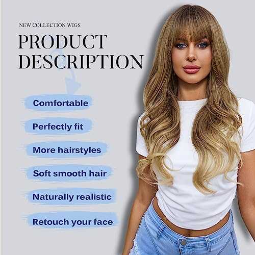 Ombre Dark Blonde Wavy Wig - Image 2