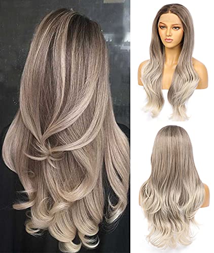 Lace Front Ash Blonde 22 inch Wig - Image 4
