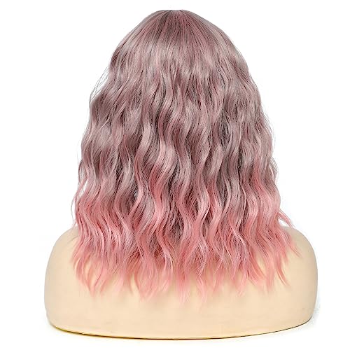 Lace Front Wavy Shoulder Length Wig - Image 16