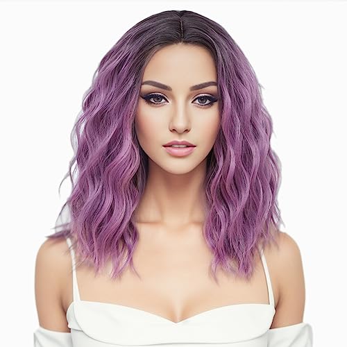 Lace Front Wavy Shoulder Length Wig - Image 18