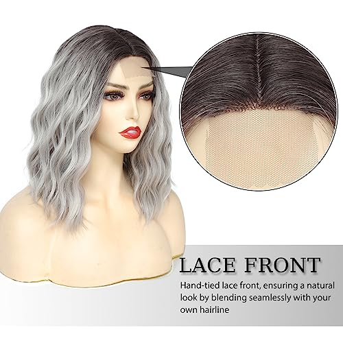 Lace Front Wavy Shoulder Length Wig - Image 2