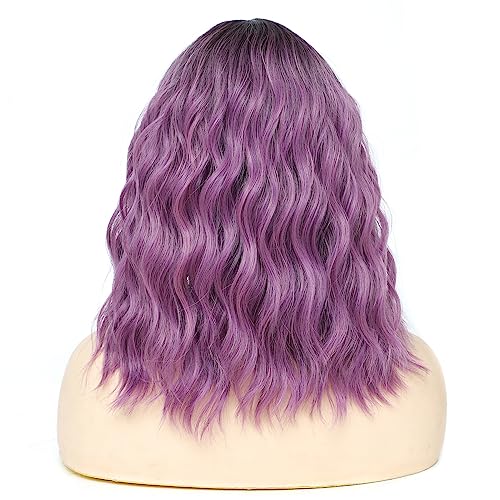 Lace Front Wavy Shoulder Length Wig - Image 21