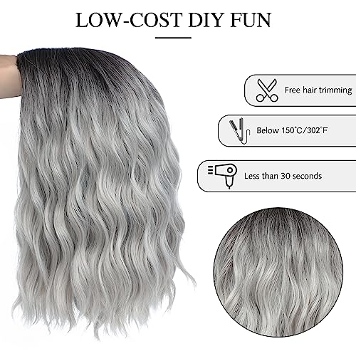 Lace Front Wavy Shoulder Length Wig - Image 3