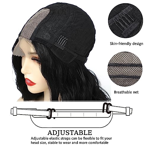 Lace Front Wavy Shoulder Length Wig - Image 6