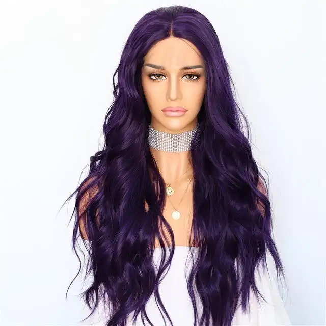 Ladies Long Natural Wave Heat Resistant Hair Wig - Image 3
