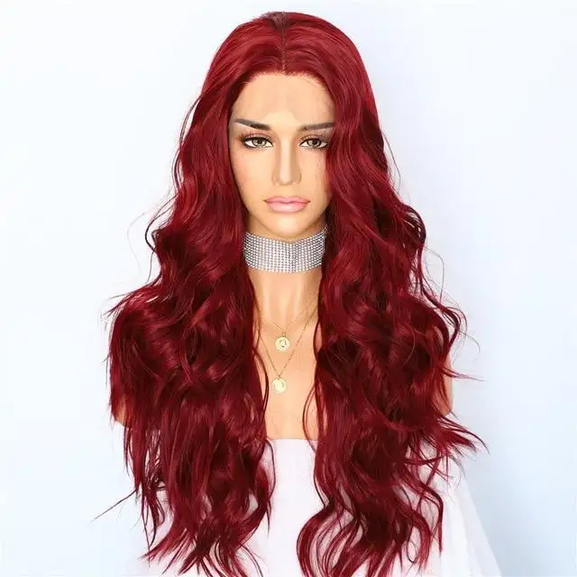 Ladies Long Natural Wave Heat Resistant Hair Wig - Image 4