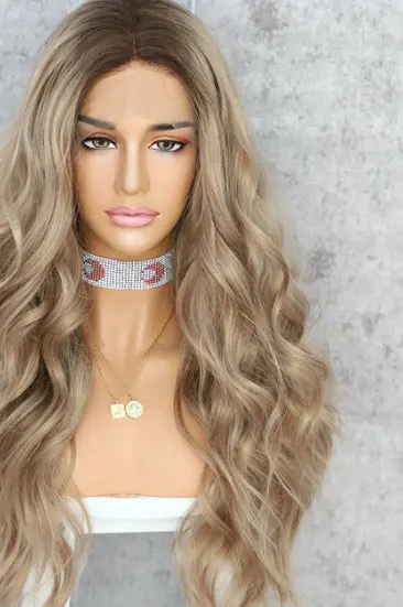 Ladies Long Natural Wave Heat Resistant Hair Wig - Image 5