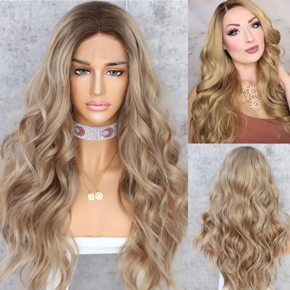Ladies Long Natural Wave Heat Resistant Hair Wig - Image 7