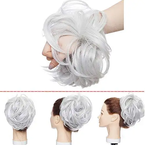Large Tousled Messy Hair Bun - Image 11