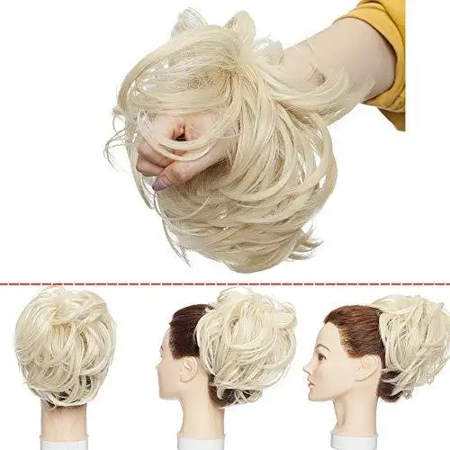 Large Tousled Messy Hair Bun - Image 14