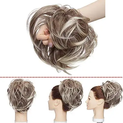 Large Tousled Messy Hair Bun - Image 17