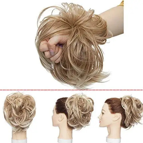 Large Tousled Messy Hair Bun - Image 20