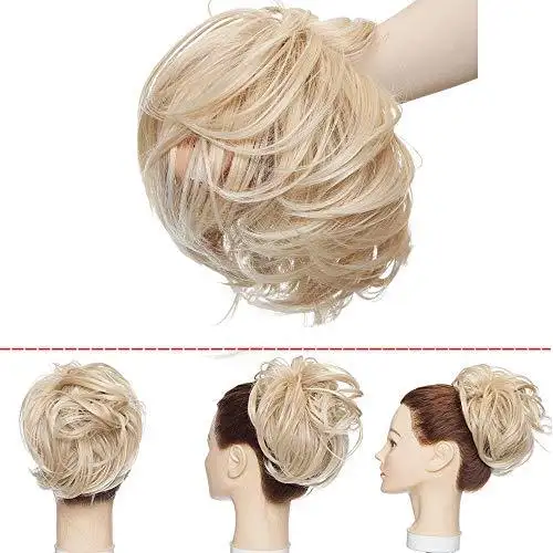 Large Tousled Messy Hair Bun - Image 23