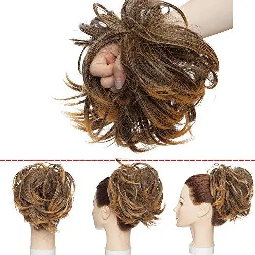 Large Tousled Messy Hair Bun - Image 26