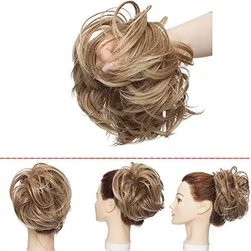 Large Tousled Messy Hair Bun - Image 31