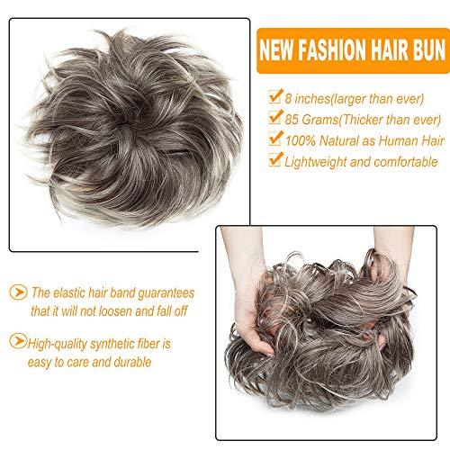Large Tousled Messy Hair Bun - Image 39