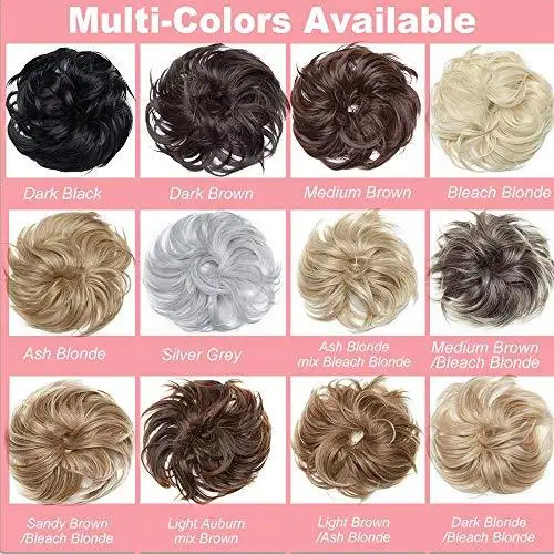 Large Tousled Messy Hair Bun - Image 5