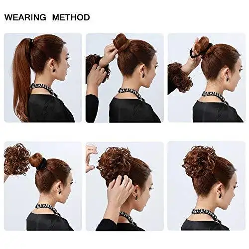 Large Tousled Messy Hair Bun - Image 6