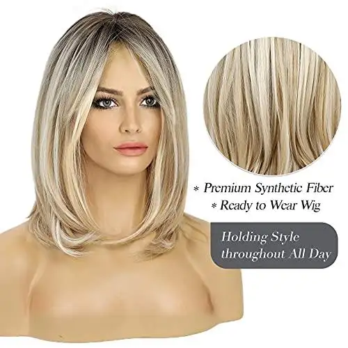 Layered Wig with Side Bangs - Image 9