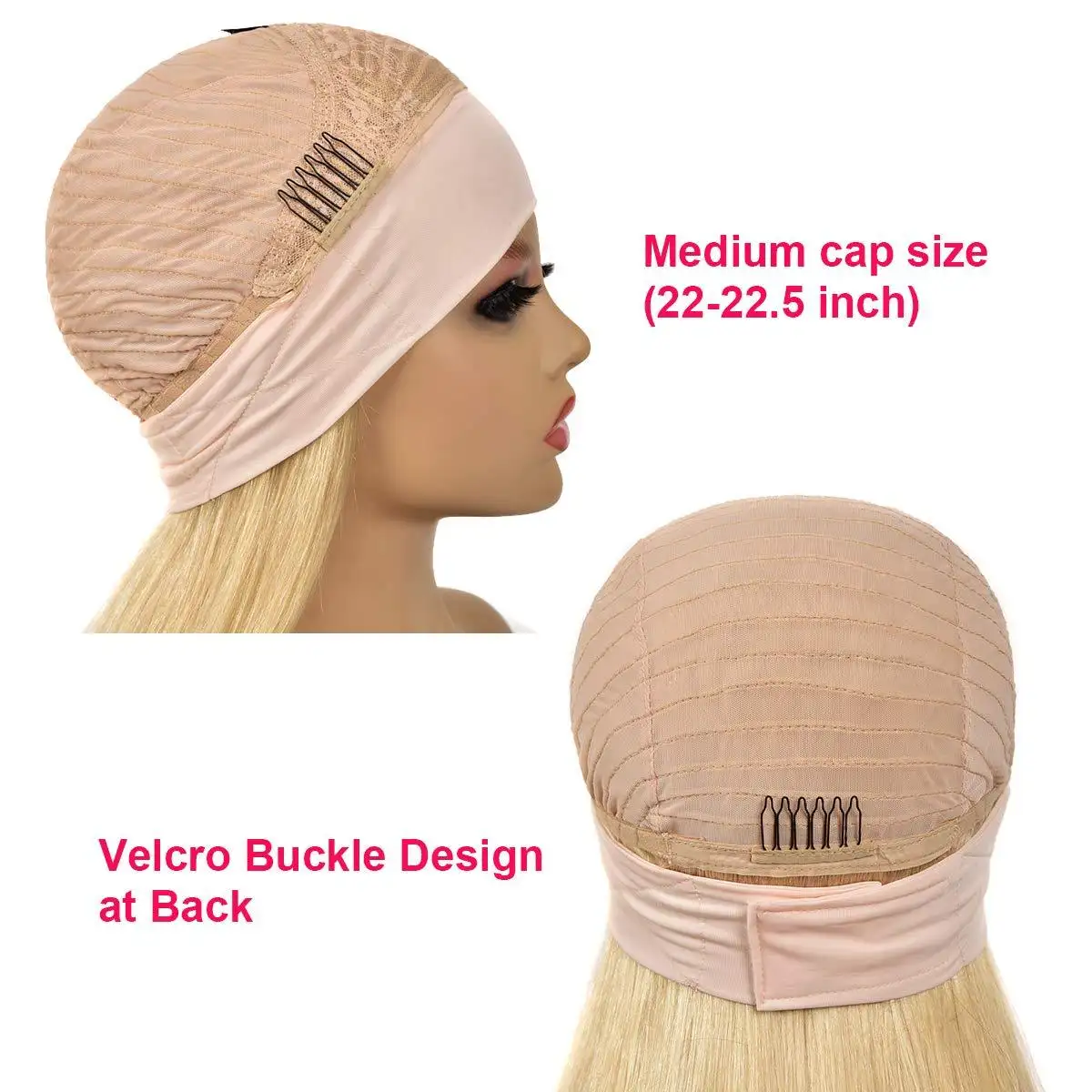 Light Blonde Head Band Wig - Image 4