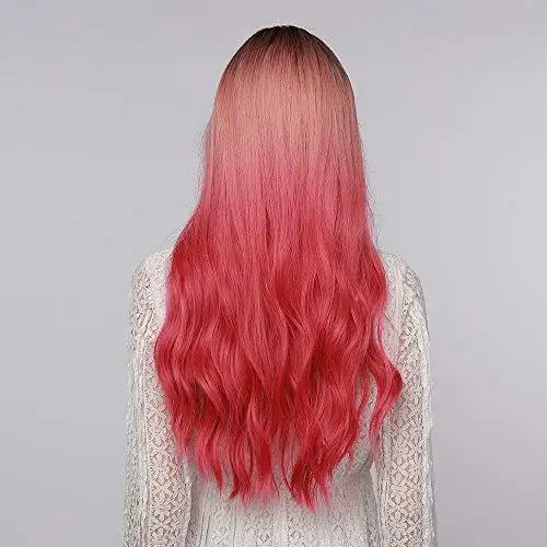 Light Brown Blonde Ombre Long Straight Synthetic Heat Resistant Wig - Image 18
