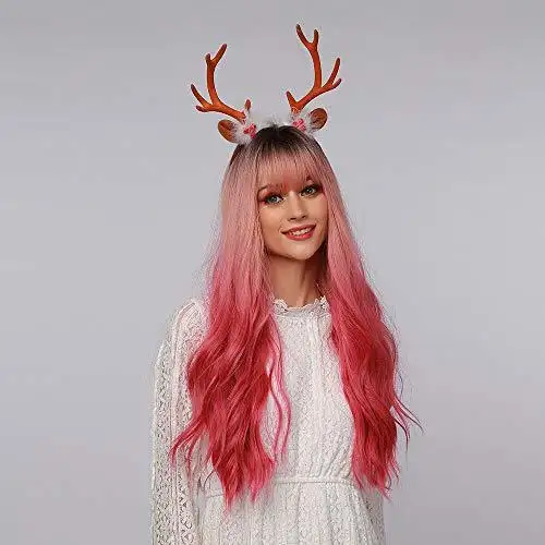 Light Brown Blonde Ombre Long Straight Synthetic Heat Resistant Wig - Image 20