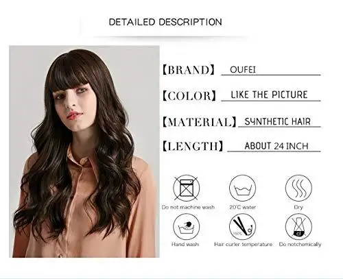 Light Brown Blonde Ombre Long Straight Synthetic Heat Resistant Wig - Image 29