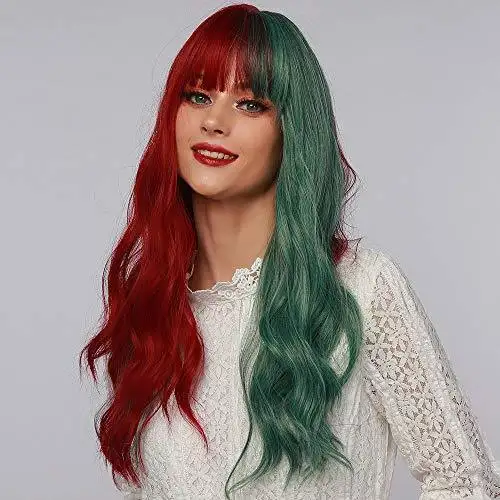 Light Brown Blonde Ombre Long Straight Synthetic Heat Resistant Wig - Image 55