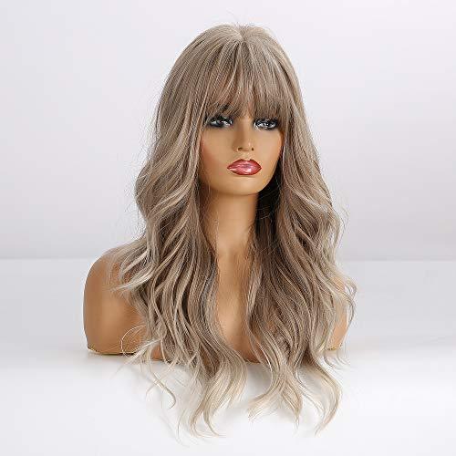 Light Brown Blonde Ombre Long Straight Synthetic Heat Resistant Wig - Image 63
