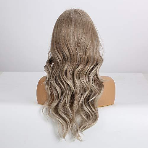 Light Brown Blonde Ombre Long Straight Synthetic Heat Resistant Wig - Image 66