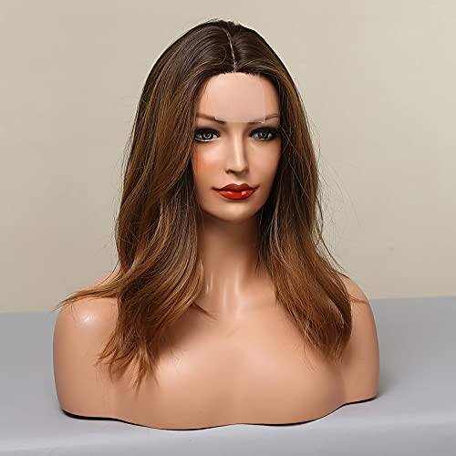 Light Brown Hair with Highlights Wig - Image 2