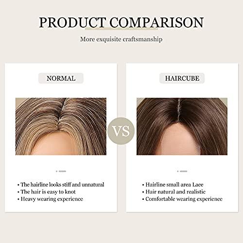 Light Brown Hair with Highlights Wig - Image 3